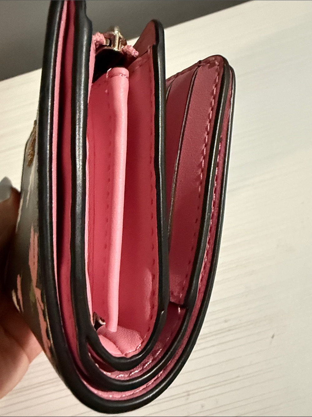 Kate Spade New York Madison Floral Waltz Medium Compact Bifold Wallet - Picture 4 of 9